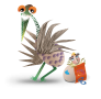 bird with egg